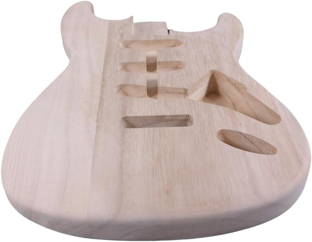 Electric Guitar Body Paulownia SSS Pickups Guitar Replacement DIY Project Accessories