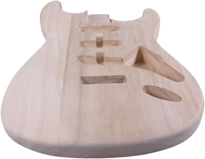 Electric Guitar Body Paulownia SSS Pickups Guitar Replacement DIY Project Accessories