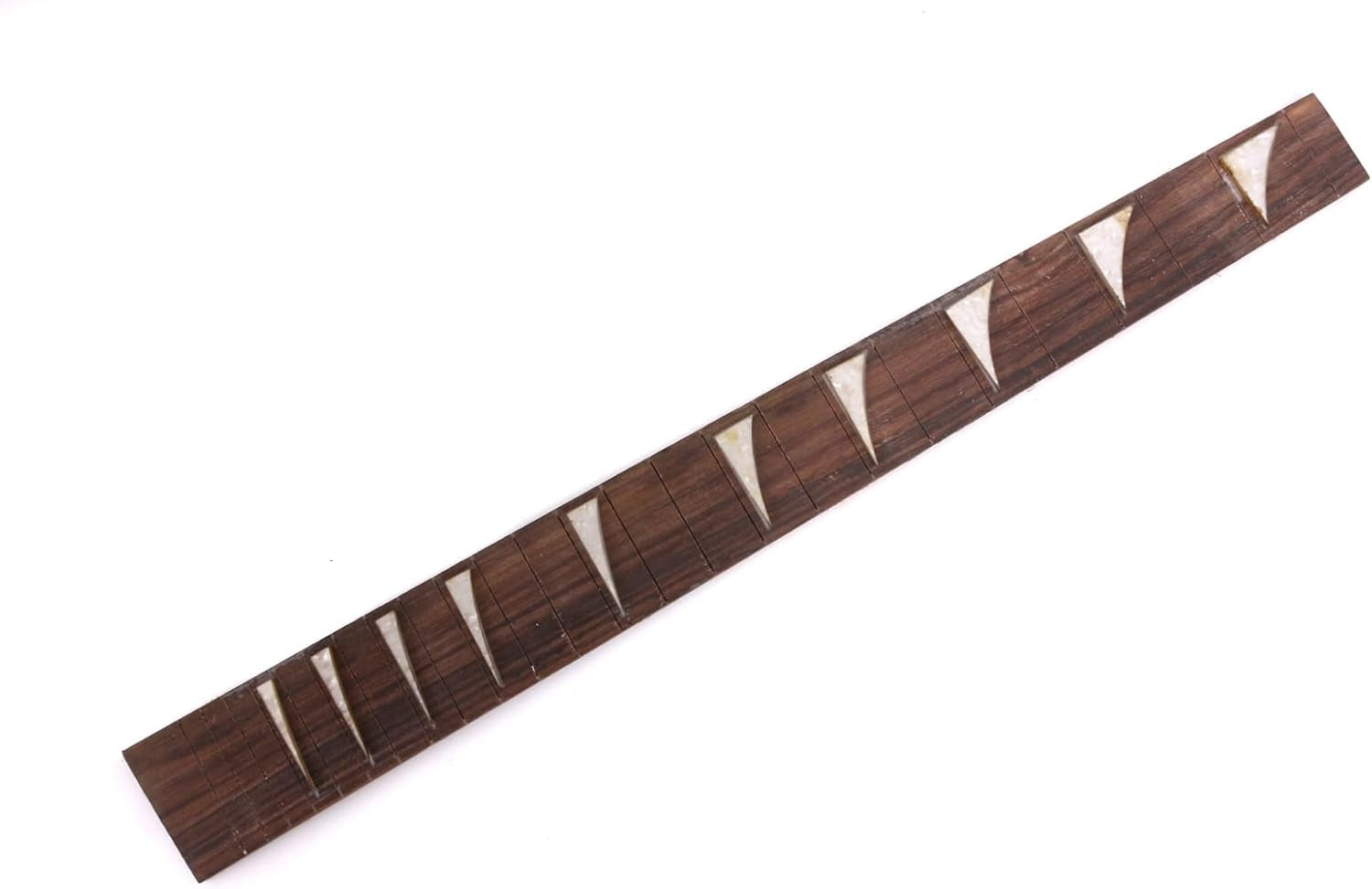 Guitar Fretboard Markers Inlay,Diy Fretboard Inlay for Electric Guitar,Pearl Shell(White Shark Fin)