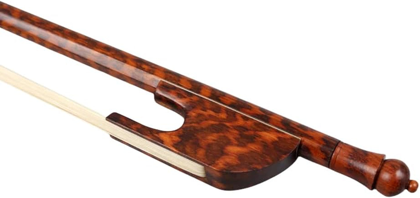 Violin Bow 4/4 Full Size Snakewood Baroque Style Outward Timber Natural Bow Horse Hair Well Balance