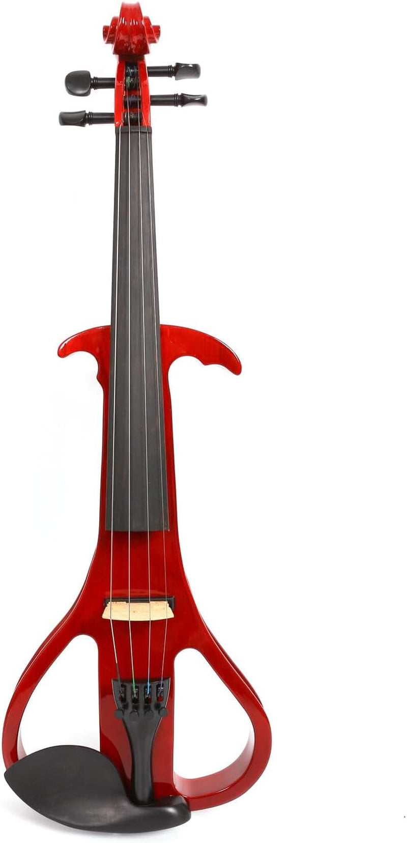 Electric Violin 4/4 Full Size, 4 Strings Silent Violin for Beginners， Student, with Headphones, Case, Rosin, Cable, Bow