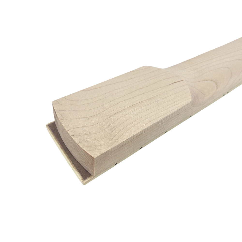 Yinfente unfinished guitar kit neck 22fret 24.75inch bolt on heel guitar body Flame maple Veneer