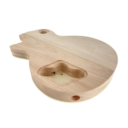 Yinfente unfinished guitar kit neck 22fret 24.75inch bolt on heel guitar body Flame maple Veneer